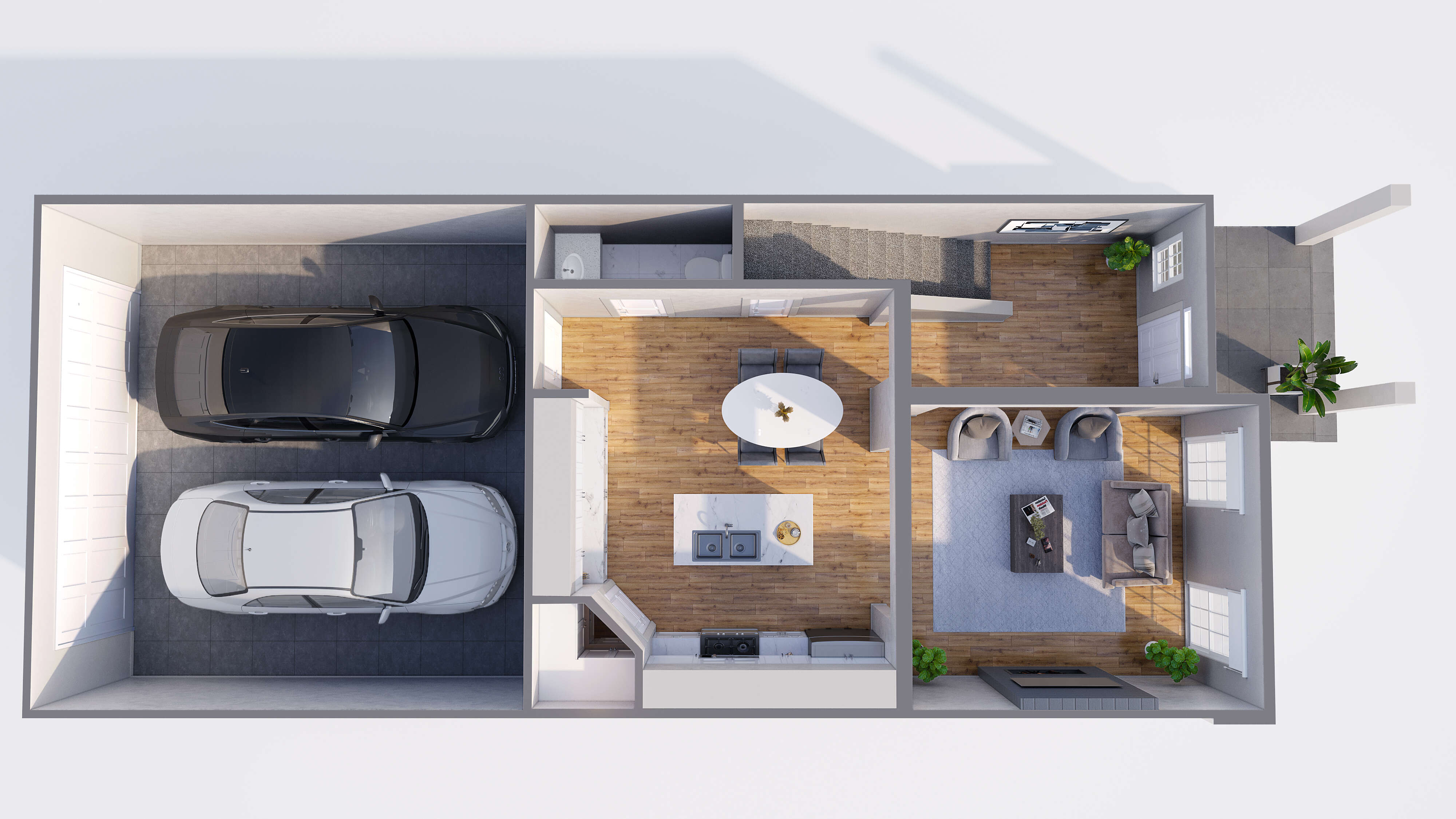 Down stair Floor Plan